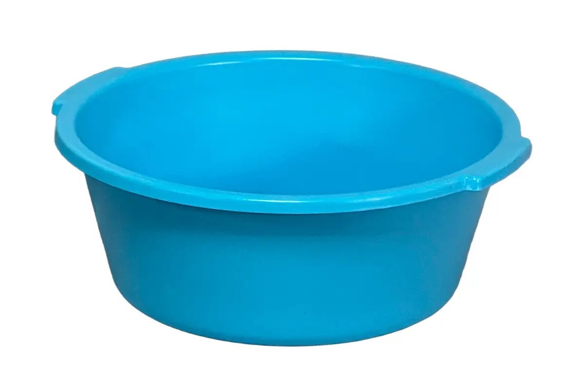 Plastic basin 10 l (grade 2), (blue)