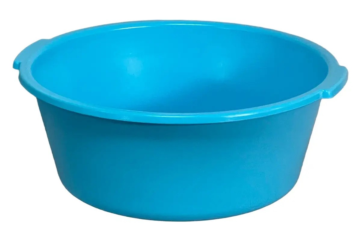 Plastic basin 15 l (grade 2), (blue)