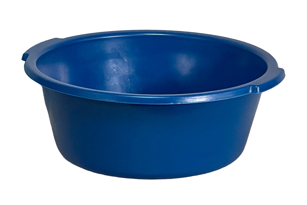 Plastic basin 10 l (grade 2), (blue)