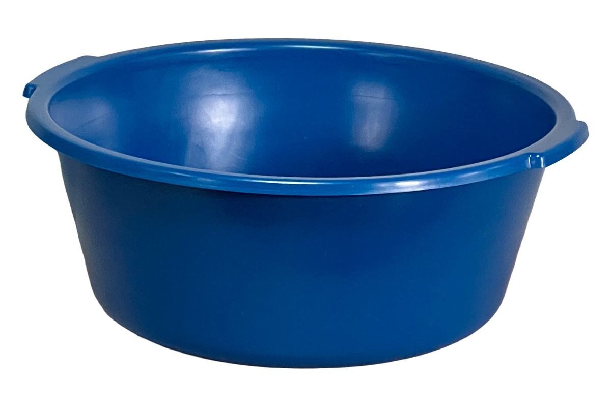 Plastic basin 15 l (grade 2), (blue)